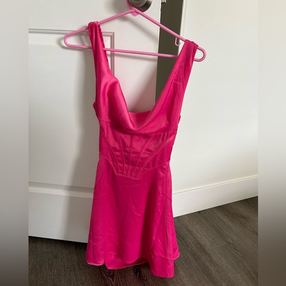 NWT Urban Outfitters Hot Pink Dress - Picture 3 of 10